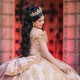 2024 Luxury Pink Quinceanera Dresses Off Shoulder Ball Gown Corset Birthday Party Dress Crystal Lace Applique Vestidos De 15