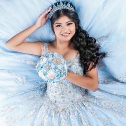 Off Shoulder Sky Blue Princess Quinceanera Dress 2024 Appliques Lace Beads With Cape Party Sweet 16 Gown Vestidos De 15 Anos