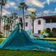 2024 Emerald Green Quinceanera Dress Mexico Applique Lace Beads Tull Vestidos De 15 Anos XV Brithday Sweet 16 Dresses Ball Gown