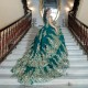 Luxury Emerald Green Quinceanera Dress Off The Shoulder Sequins Gold Lace Appliques Pearls Tull Sweet 16 Dress Vestidos De 15