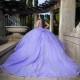 Mexican 2024 Lavender Quinceanera Dress Sweet 15 16 Ball Gown Butterfly Applique Lace Beaded Tull Vestidos De 15 Anos