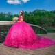 Off Shoulder Rose Red Princess Quinceanera Dresses Beaded Bow Tull Corset Sweet 16 Dress vestidos de 15 quinceanera