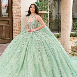 Off The Shoulder Sage Green Shiny Quinceanera Dresses Appliqued Lace Sweet 15 Prom Gowns Beading vestidos de 16 Pageant Wear