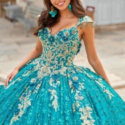 Off the Shoulder Green Shiny Princess Purple Quinceanera Dresses Ball Gown Sweet 16 Dress Beads Appliques Lace 15th Party Gown