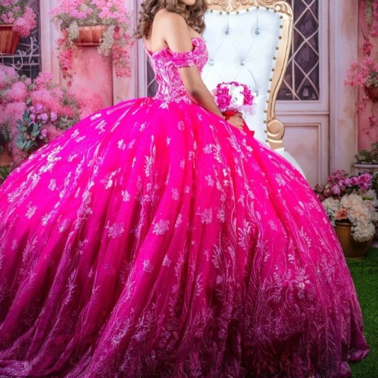 Sparkly Rose Red Princess Off Shoulder Quinceanera Dresses 2024 Sweetheart Beads Crystal Tull Sweet 16 Ball Gown Vestidos De 15