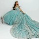 Sexy Sweetheart Ball Gown Quinceanera Dresses Off the Shoulder Sleeveles Appliques Lace Beads Sweet 15 Party Gown Miss