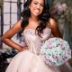 Shiny Crystal Sequined Pink Quinceanera Dresses Ball Gown Off The Shoulder Applique Lace Tull Corset Vestidos Para 15 XV Anos