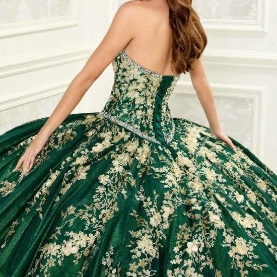 Shiny Green Quinceanera Dresses 2024 Formal Luxury Party Beading Lace Appliques Sweet 15 Dress Graduation Ball Gwon Prom Gowns