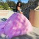 Shiny Lilac Quinceanera Dresses Ball Gown Birthday Party Dress Lace Up Graduation Gown Sweetheart Swet 16 vestidos de quinceanera