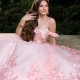 Sweetheart Pink Quinceanera Dress 2024 Off Shoulder Appliques Lace Tull Birthday Princess Gowns Vestidos De 15 Anos